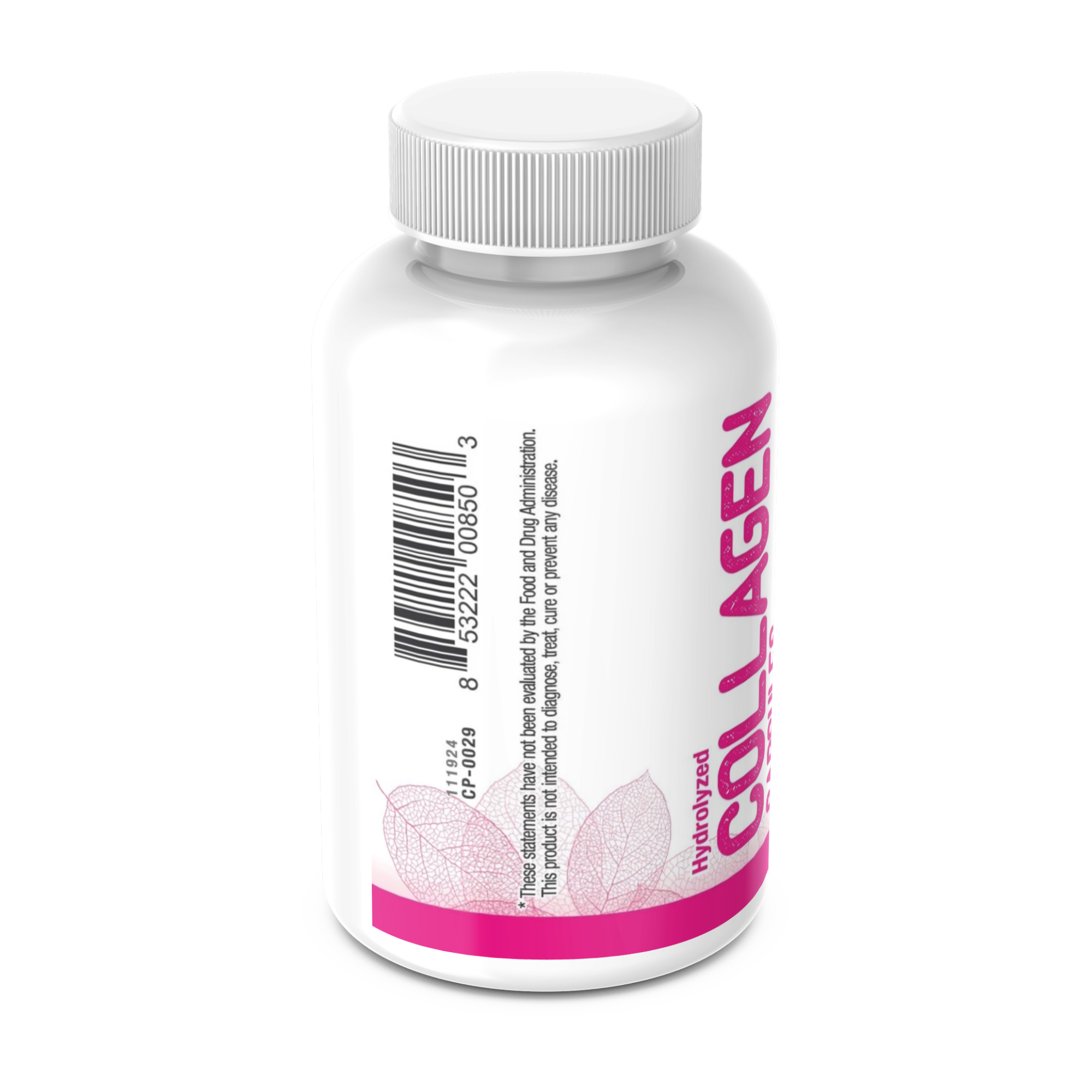Hydrolyzed Collagen + Vitamin C | 1500mg Capsules x120 - Image 2